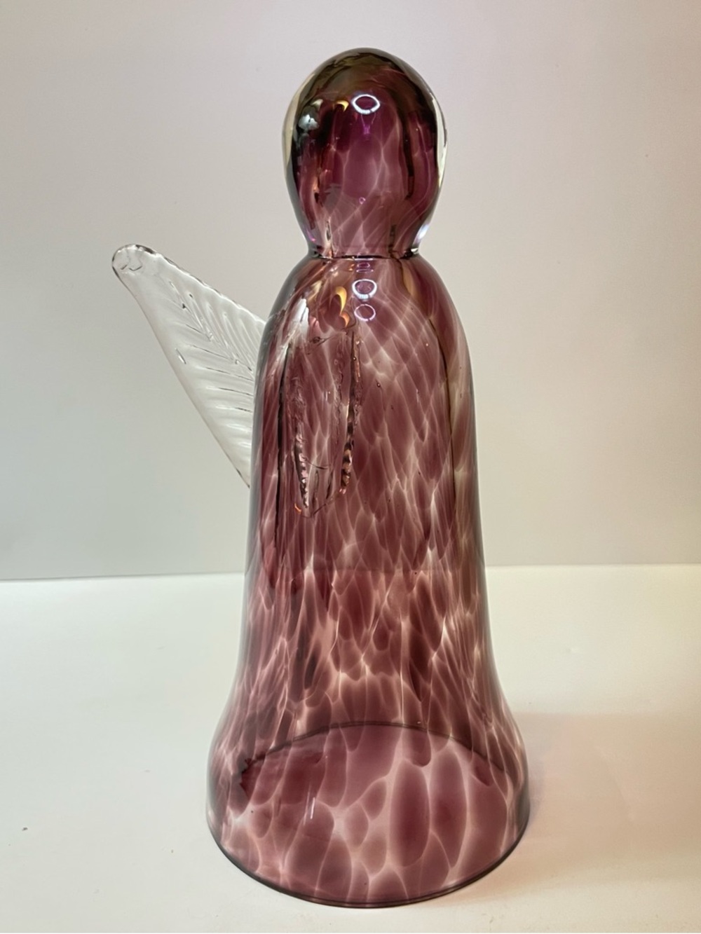 Zorza Holiday Angel Handcrafted Art Glass Sculpture